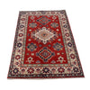 Kazak Rug Handmade Red Medallion 3x5 ft