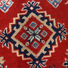 Kazak Rug Handmade Red Medallion 3x5 ft