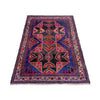 Baluchi Rug Handmade Multi Floral 4x6 ft