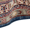 Kazak Rug Handmade Blue Medallion 4x7 ft