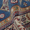 Kazak Rug Handmade Blue Medallion 4x7 ft