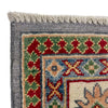 Kazak Rug Handmade Gray Medallion 4x7 ft