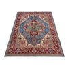 Heriz Area Rug Handmade Multi Medallion 4x7 ft