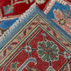 Heriz Area Rug Handmade Multi Medallion 4x7 ft