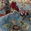 Kazak Rug Handmade Blue Medallion 4x6 ft