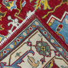 Heriz Area Rug Handmade Multi Medallion 5x8 ft