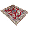 Kazak Rug Handmade Red Medallion 5x8 ft