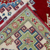 Kazak Rug Handmade Red Medallion 5x8 ft