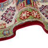Kazak Rug Handmade Red Medallion 5x8 ft