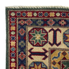 Kazak Rug Handmade Green Medallion 5x8 ft