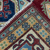 Kazak Rug Handmade Red Medallion 4x7 ft