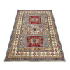 Kazak Rug Handmade Multi Medallion 4x6 ft