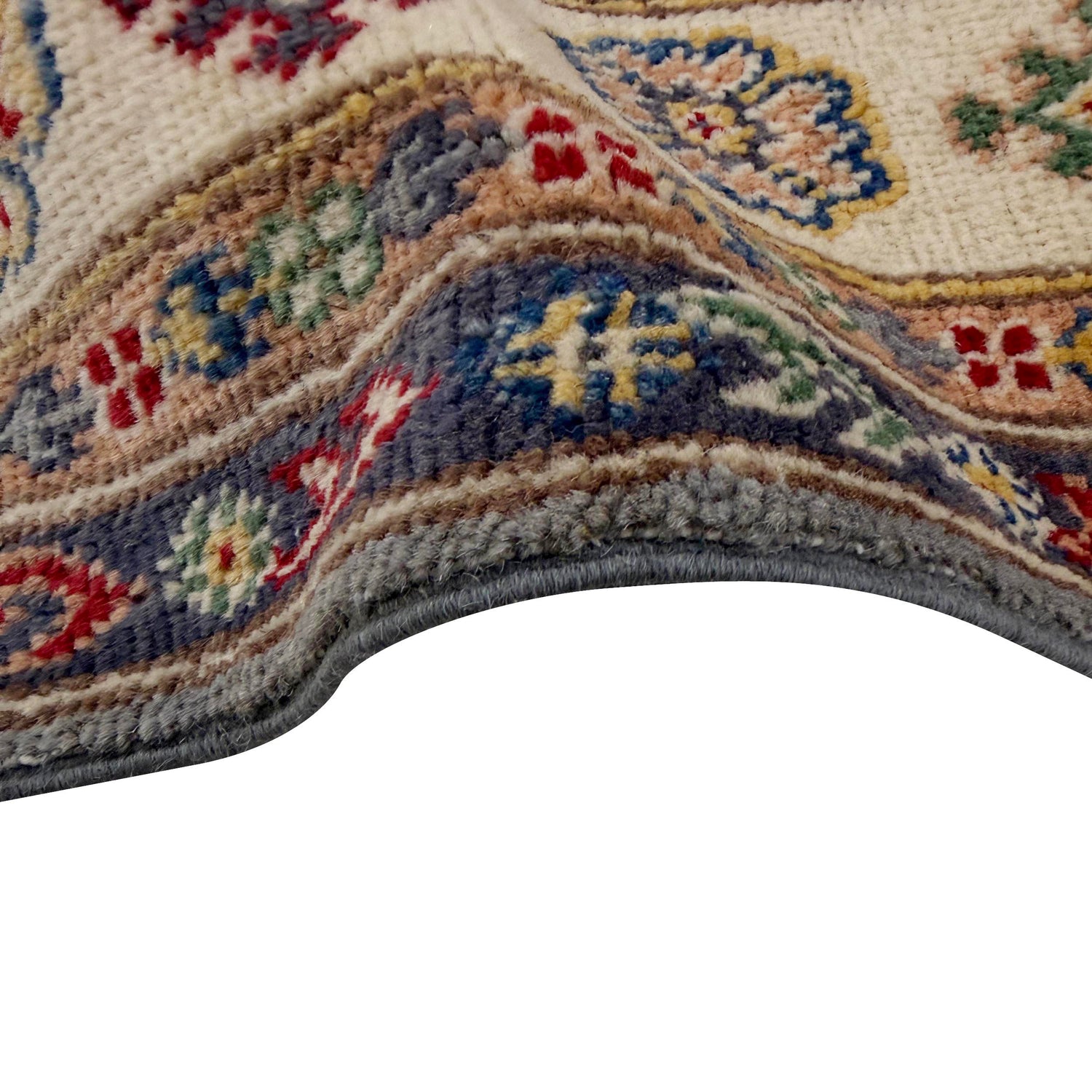 Kazak Rug Handmade Multi Medallion 4x6 ft
