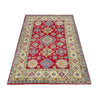 Kazak Rug Handmade Red Medallion 4x6 ft