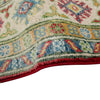 Kazak Rug Handmade Red Medallion 4x6 ft