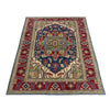 Heriz Area Rug Handmade Multi Medallion 4x6 ft