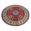 Kazak Rug Handmade Red Medallion 5x5 ft
