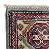 Kazak Rug Handmade Gray Medallion 4x7 ft