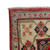 Kazak Rug Handmade Red Medallion 4x6 ft