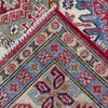 Kazak Rug Handmade Red Medallion 4x7 ft