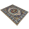 Heriz Area Rug Handmade Multi Medallion 4x6 ft