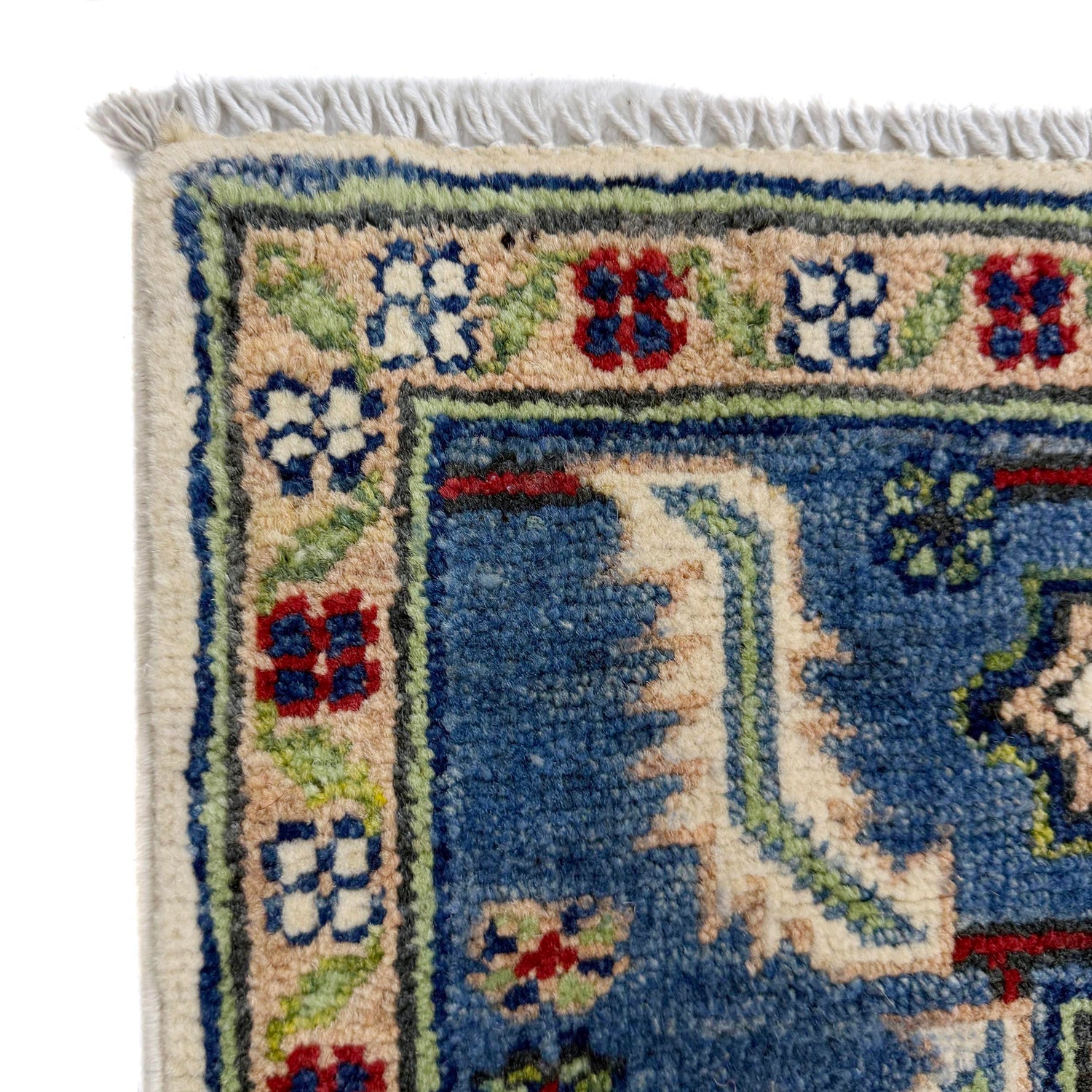 Heriz Area Rug Handmade Multi Medallion 4x6 ft