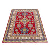Kazak Rug Handmade Red Medallion 4x7 ft