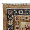 Kazak Rug Handmade Orange Medallion 4x7 ft