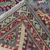 Kazak Rug Handmade Gray Medallion 4x7 ft