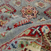 Kazak Rug Handmade Gray Medallion 4x7 ft