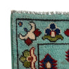 Sultani Area Rug Runner Handmade Blue Floral 10' Runner