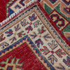 Kazak Rug Handmade Red Medallion 8' Runner