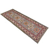 Kazak Rug Handmade Gray Medallion 6' Runner