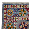 Kazak Rug Handmade Gray Medallion 5' Runner