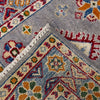 Kazak Rug Handmade Gray Medallion 5' Runner