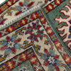 Kazak Rug Handmade Green Medallion 6' Runner