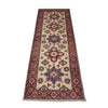 Kazak Rug Handmade Beige Medallion 5' Runner