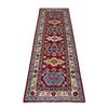 Kazak Rug Handmade Red Medallion 5' Runner