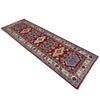 Kazak Rug Handmade Red Medallion 5' Runner