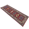 Kazak Rug Handmade Red Medallion 5' Runner