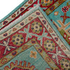 Kazak Rug Handmade Blue Medallion 5' Runner