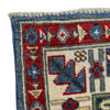 Kazak Rug Handmade Blue Medallion 6' Runner