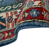 Kazak Rug Handmade Blue Medallion 6' Runner