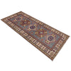 Kazak Rug Handmade Gray Medallion 6' Runner