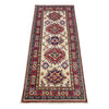 Kazak Rug Handmade Beige Medallion 6' Runner