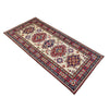 Kazak Rug Handmade Beige Medallion 6' Runner