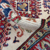 Kazak Rug Handmade Beige Medallion 6' Runner