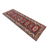 Kazak Rug Handmade Red Medallion 10' Runner