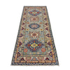 Kazak Rug Handmade Gray Medallion 6' Runner