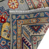 Kazak Rug Handmade Gray Medallion 6' Runner